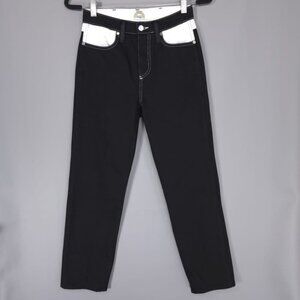 PETER MAX SPECIAL EDITION‎ Wrangler Jeans Black 26 ITALY🇮🇹MADE Retro Straight